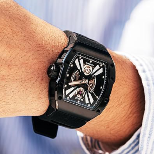 OLTO-8 Tonneau Édition Limitée Montre Automatique pour Hommes Top Marque de Luxe Montre Outdoor 2023